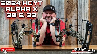 The Hoyt 2024 Alpha X 30 And 33 Bows A Review By Mikes Archery [upl. by Aynekal]