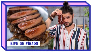 FÍGADO ACEBOLADO DA XEPA  Mohamad Hindi  Receitas [upl. by Yonah]