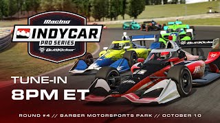 INDYCAR ButtKicker iRacing Pro Series  Round 4 at Barber Motorsports Park [upl. by Aiker]