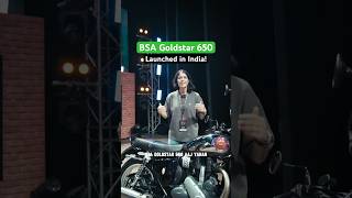 BSA Goldstar launched in India at ₹ 3Lakh youtubeshorts automobile review [upl. by Balthazar759]