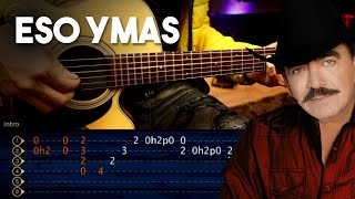 Eso y Más  Joan Sebastian GUITARRA TUTORIAL ACORDES  INTRO  Tutorial COMPLETO Christianvib [upl. by Marissa215]