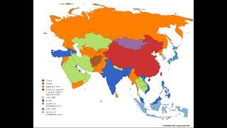 China vs Japan most liked country in Asia [upl. by Uno]