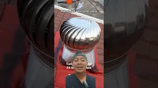 Pasang turbin ventilator diatap rumah short turbinventilator [upl. by Dich36]