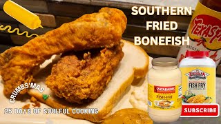 Kishas CRUMBSmas Ep 1  Southern Fried Bonefish AKA Buffalo Ribs and Backs Mamas Cooking [upl. by Ynneh]