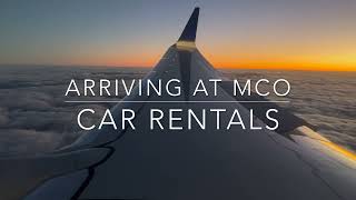 Orlando Airport MCO Car Rental Directions  National Alamo Enterprise Hertz [upl. by Sander]