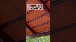 Single tapper Kerala type car parking shed house roofing homeimprovement [upl. by Holli468]