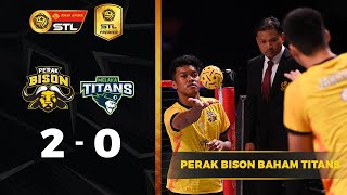 Perak Bison 2  0 Melaka Titans  Emas Anuar STL 20222 [upl. by Anitnahs781]