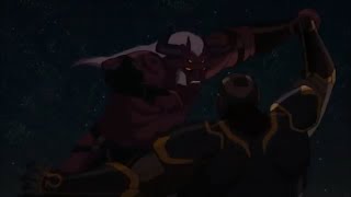 Trigon vs Darkseid Full Fight 30 FPS Justice League Dark Apokolips War [upl. by Adniroc]