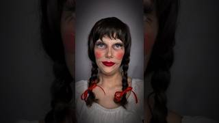 🖍️ annabelle 31daysofhalloween halloween makeup makeuptutorial crueltyfree [upl. by Rramel]