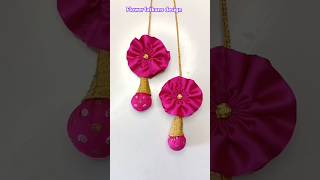 Beautiful flower latkans making roselatkan flower tasselsdorieslatkansdiy blouselatkansanu [upl. by Riatsala278]