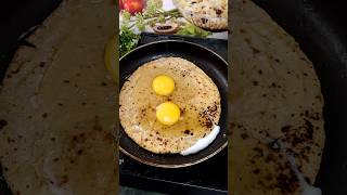 Anda paratha with leftover roti shorts ytshorts [upl. by Kisung321]