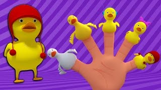 Утки Палец семье  песня для детей  Finger Family Song  Kids Rhyme  Ducks Finger Family [upl. by Ardnaz]