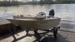 Reviewing and Testing the Boston Whaler 110 Sport out on the Water [upl. by Sylvan]