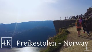 Conquering the quotPulpit Rockquot Norways Iconic Hike  Preikestolen Norway [upl. by Eimaral777]