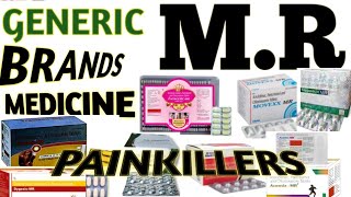 TOP GENERIC MR PAINKILLER MEDICINE BRANDS IN INDIAN MARKET medicine brands dawai painkiller [upl. by Eerrahs]