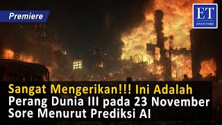 Sangat Mengerikan Ini Adalah Perang Dunia III pada 23 Nov Sore Menurut Prediksi AI [upl. by Airotahs669]