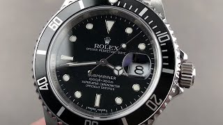 Rolex Submariner Date 16610 Rolex Watch Review [upl. by Aicilf]