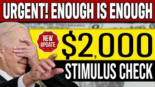 URGENT 2000 Stimulus Checks to All Americans WATCH NOW 4th Stimulus Check 2024 Update [upl. by Moselle]