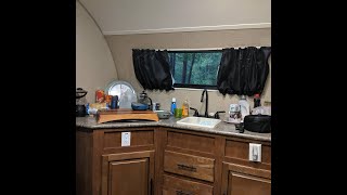 RV Curtain Lining Replacement 2015 Forest River RPod 179 [upl. by Malita]