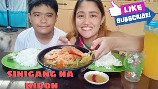 How to Cook Sinigang na Hipon Simple Recipe Mukbang [upl. by Neelon680]