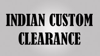 custom clearance process for Export [upl. by Ninehc623]