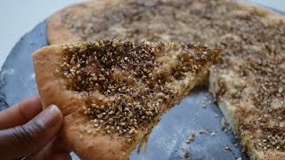 HOW TO PREPARE THE PERFECT ZAATAR FLATBREAD [upl. by Dong]