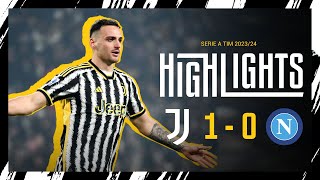 HIGHLIGHTS JUVENTUS 10 NAPOLI  GATTI SCORES AGAIN  SERIE A [upl. by Verneuil]