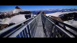 Peak Walk Les Diablerets Glacier 3000 [upl. by Enelez976]