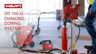 OVERVIEW of Hiltis DD 150U versatile wet or dry diamond drilling system [upl. by Sotnas180]