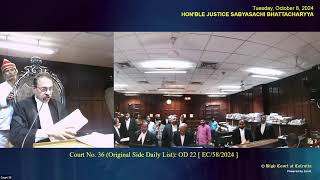 08 October 2024  Court No 36  Live Streaming of the Court proceedings [upl. by Ardiedal]