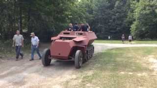 SdKfz251D WWII German Halftrack at Kubel Korps 2014 [upl. by Carnay35]