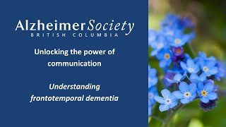 Dementia education I Understanding frontotemporal dementia [upl. by Merras]