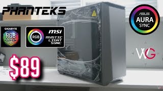 Gabinete RGB Phanteks Eclipse p400 OVERVIEW [upl. by Alhak]