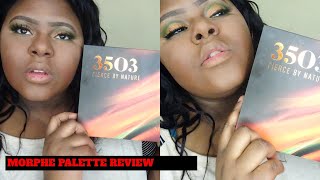 NEW MORPHE 3503 REVIEW SWATCHES amp MAKEUP LOOK [upl. by Aihsekel646]