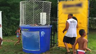 Emma Gets Dunked in the Tank  Why Emma Cried  Boys versus Girls Dunk Tank Challenge [upl. by Sollows]