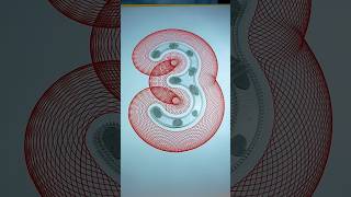 quotGeometric Art from Number 3  Unique Spirographquot spirographshr satisfying spirograph asmr [upl. by Antrim250]