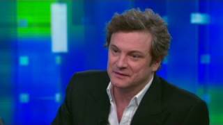 CNN Official Interview Actor Colin Firth talks love scenes [upl. by Lepper]