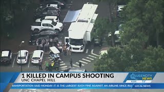 UNC Chapel Hill student reacts to deadly shooting [upl. by Namar]