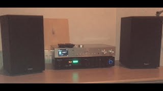 CDPlayer TechniSat DIGITRADIO 143 CD  Sunbuck AV628BT Amplifier Sound test [upl. by Lehctim]