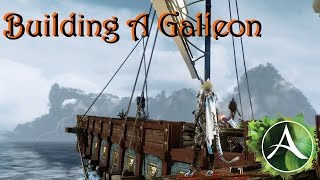 Archeage  Building A Galleon [upl. by Yajnas]