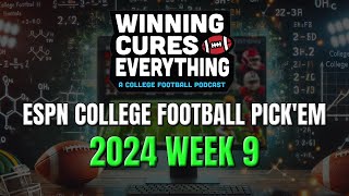 ESPN College Football Pickem Week 9 Picks Against the Spread [upl. by Lock]