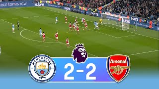 Manchester City vs Arsenal  Haaland Stones  2425 Premier League Full Match [upl. by Harilda]