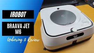 iRobot Braava Jet M6 Robot Mop  Unboxing Setup amp Review [upl. by Bajaj]