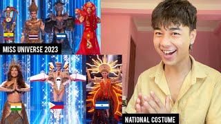 Miss Universe 2023  National Costume Show  REACTION [upl. by Annawahs]