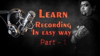 Recording In Easy Way Part 1Hindi TutorialAudacity [upl. by Marela]