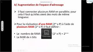 Fin cours mémoire [upl. by Grayson]