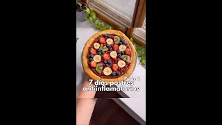 Parte 2 🤩 ¡Ideas de postres antiinflamatorios para toda la semana 💚 [upl. by Yoko600]