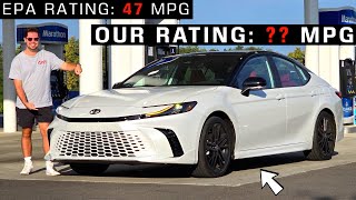 Whats the ACTUAL Fuel Economy We TEST the 2025 Toyota Camry  RealWorld Highway MPG Test [upl. by Terry]