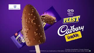 Introducing Kwality Walls Feast Cadbury Crackle [upl. by Ahsaret956]