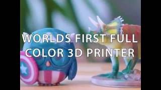 Worlds First Full Color 3D Printer  Da Vinci Color [upl. by Obediah]